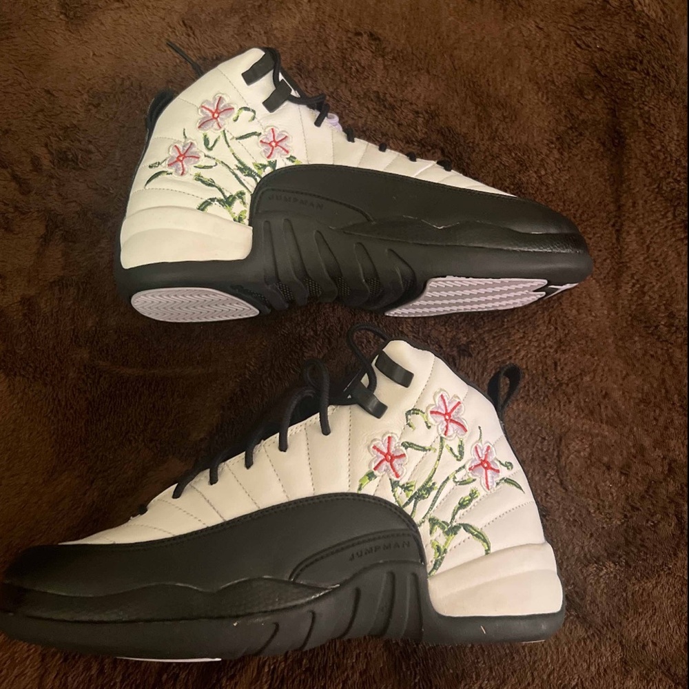 JORDAN AIR JORDAN 12 RETRO 'FLORAL' GRADE-SCHOOL